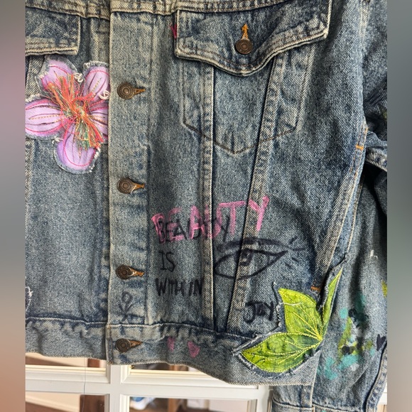 NWT Free People Rialto Jean Project Hannah Denim Jacket - Picture 6 of 9